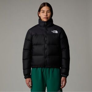 EUC The North Face Nuptse jacket, black, women’s small